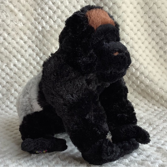 GANZ Webkinz HM335 Plush Silverback Gorilla Stuffed Animal Toy No Code 🦍 - Picture 1 of 15